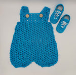 Unisex Overalls and Shoes 3-6 months