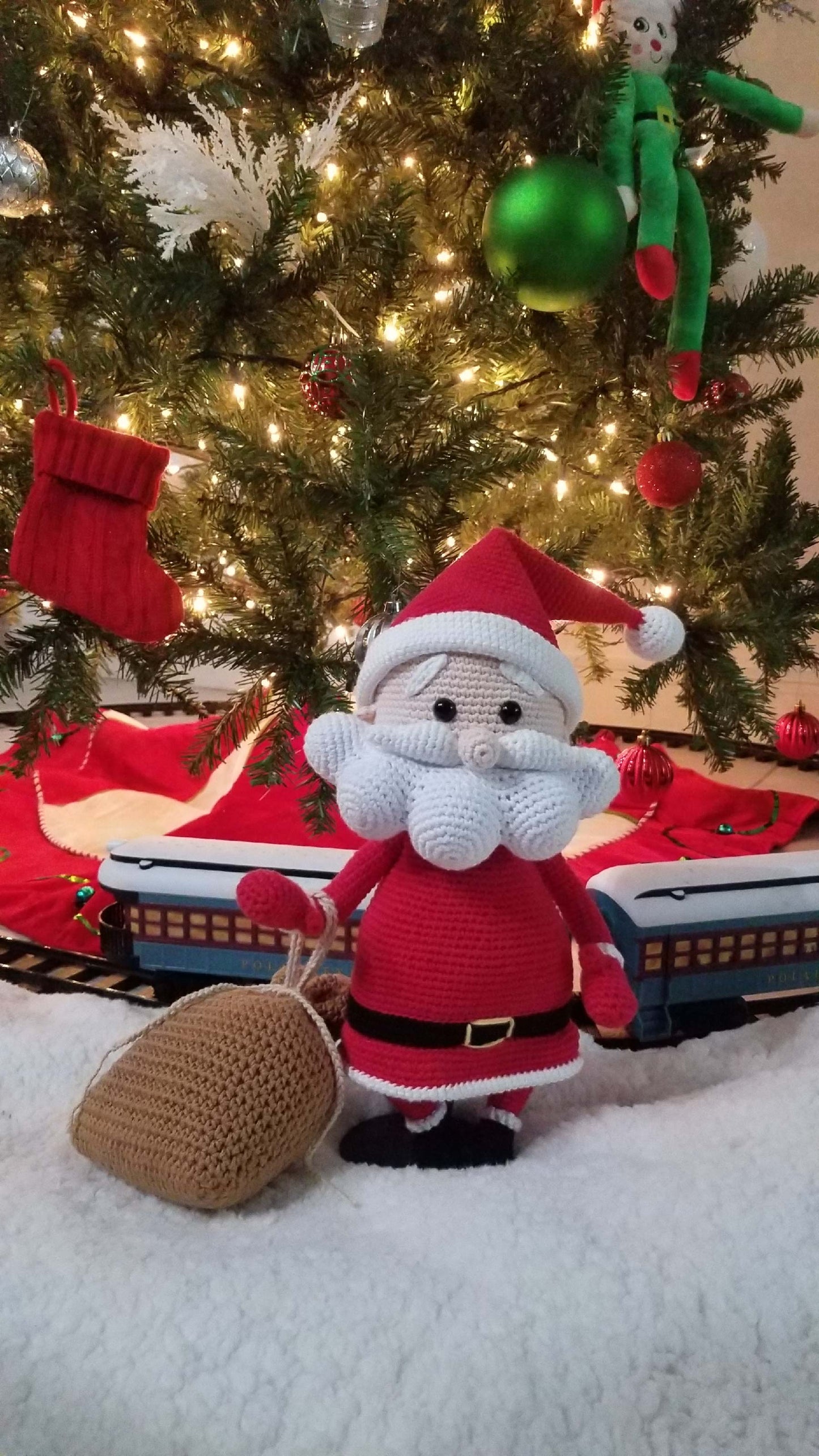 Santa Clous Handmade Stuffed Toys.